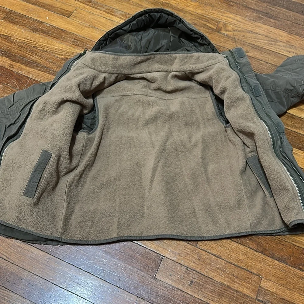 Gymboree Boy’s Olive Green 3-in-1 Winter Jacket, Medium (8)